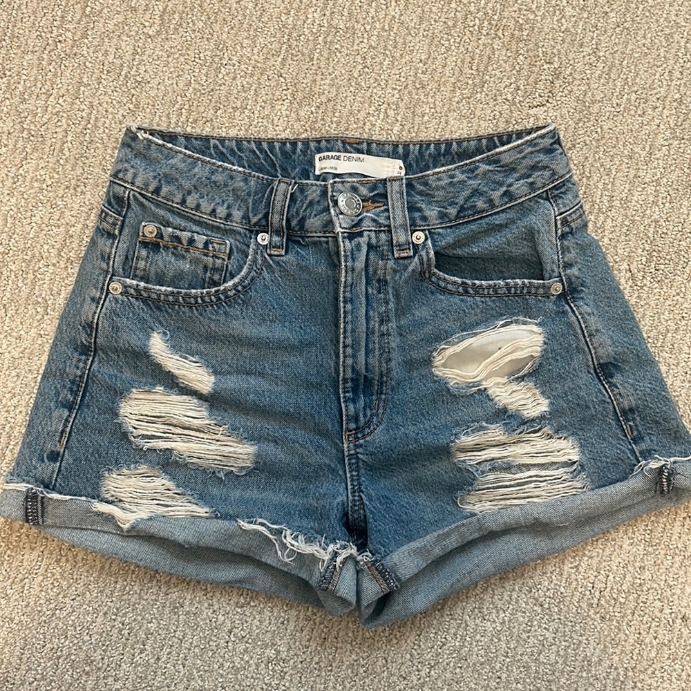 Mom jean shorts